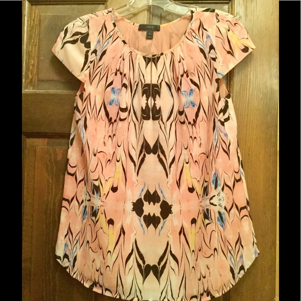 J Crew blouse new without tag  size 0 pink